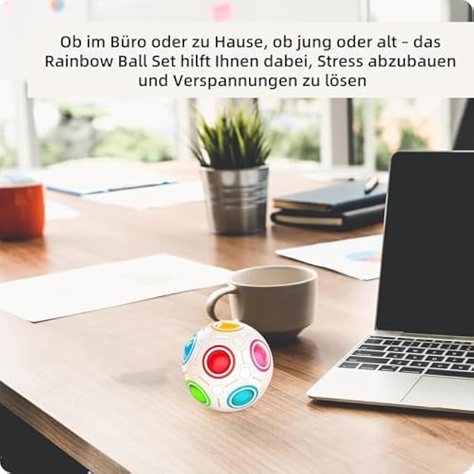 MAGIC RAINBOW BALL, 3D PUZZLE MAGIC BALL, EXCITING PUZZLE GAME FOR CHILDREN AND ADULTS, GIRLS AND BOYS FROM 6 YEARS - Image 4